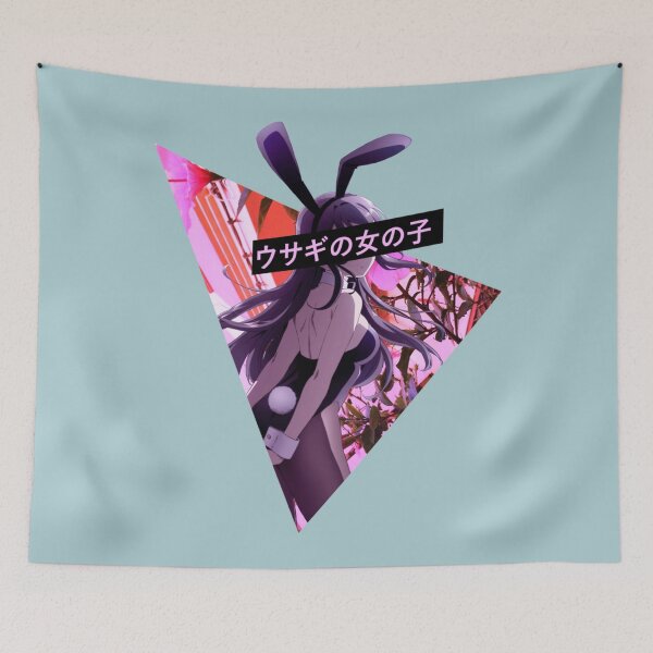 Item preview, BUNNY GIRL SENPAI PINK - SAD JAPANESE ANIME AESTHETIC designed and sold by BreannaKi.