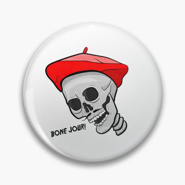 Item preview, Bone Jour! (textured) designed and sold by toolongdidntdraw.