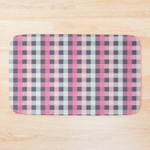 Item preview, Pink Starry Gingham Check designed and sold by KotaMikota.