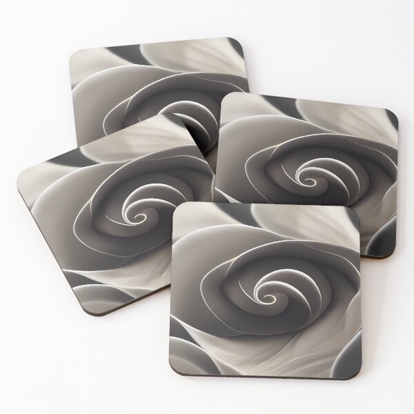 Item preview, Impressive Patterns and Curves in the shape of a flower  - Created by Artificial Intelligence designed and sold by Created-by-AI.