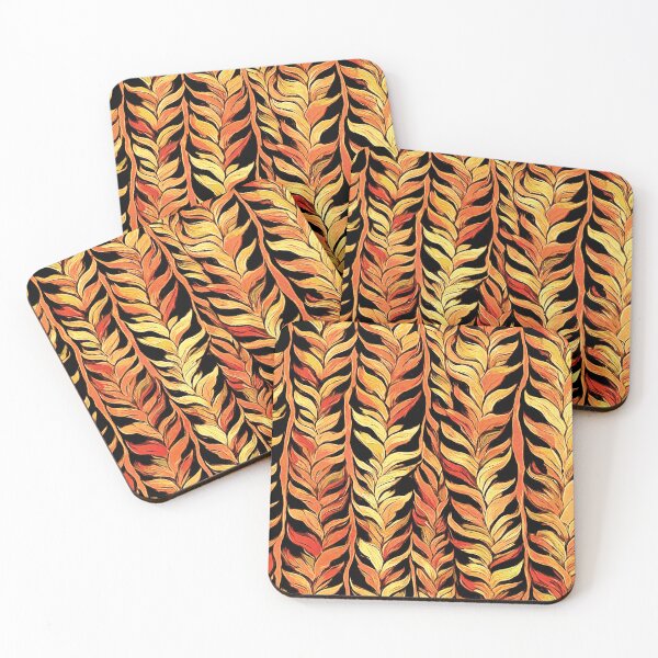 Item preview, Autumn Leaves Pattern designed and sold by AnuGoldPrints.