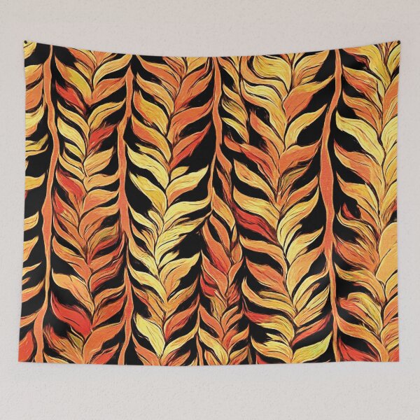 Item preview, Autumn Leaves Pattern designed and sold by AnuGoldPrints.