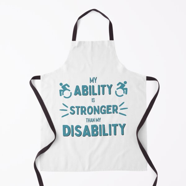 Item preview, My Ability is Stronger than my Disability T-shirt designed and sold by Nerdygirlteez.