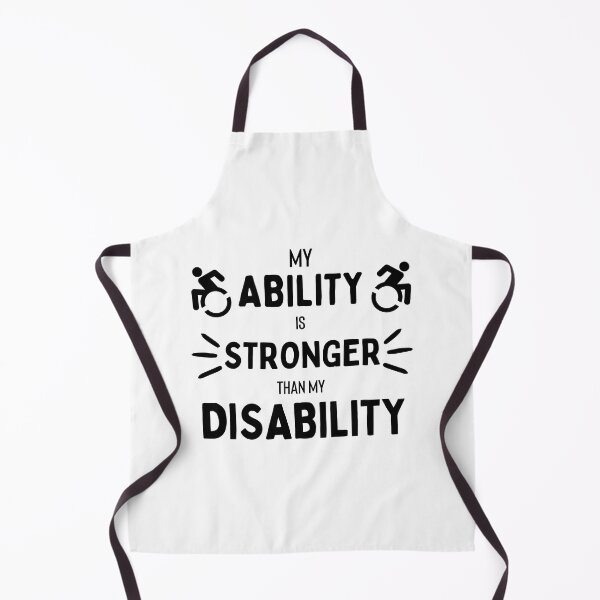 Item preview, My Ability is Stronger than my Disability T-shirt designed and sold by Nerdygirlteez.