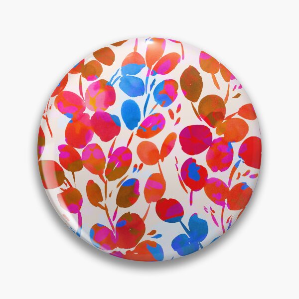 Item preview, pink blue bold florals designed and sold by youdesignme.