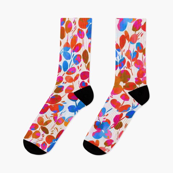 Item preview, pink blue bold florals designed and sold by youdesignme.