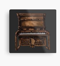 Upright Piano Metal Print