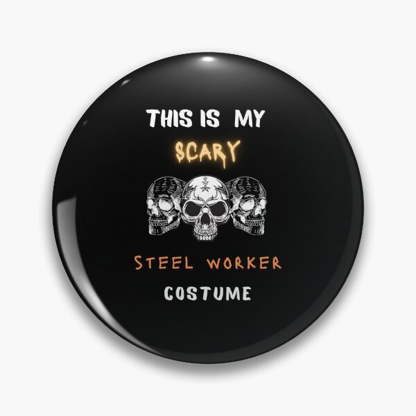 Item preview, steel worker  T-Shirt for Men, Him, Male, Dad -This is My Scary Costume- Clothing Shirt for steel worker  designed and sold by dress-in.