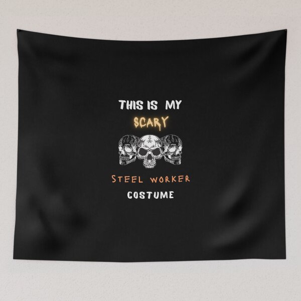Item preview, steel worker  T-Shirt for Men, Him, Male, Dad -This is My Scary Costume- Clothing Shirt for steel worker  designed and sold by dress-in.