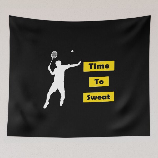 Item preview, Time To Sweat Badminton designed and sold by vineeth.