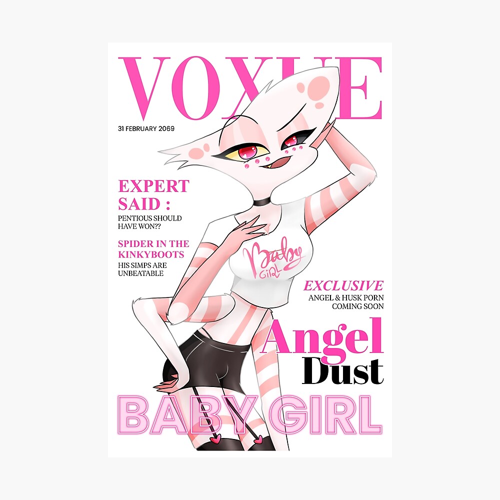 Angel Dust Hazbin Hotel Magazine Cover
