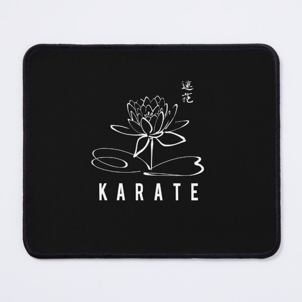 Item preview, Lotus Flower Karate Calligraphy Kanji Design for a Karate Instructor / Karate Beginner - For A Karate Lover designed and sold by TheKarateStore.