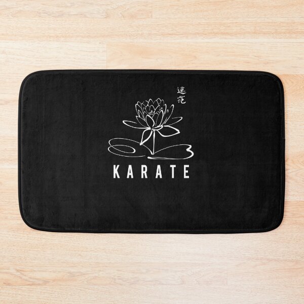 Item preview, Lotus Flower Karate Calligraphy Kanji Design for a Karate Instructor / Karate Beginner - For A Karate Lover designed and sold by TheKarateStore.