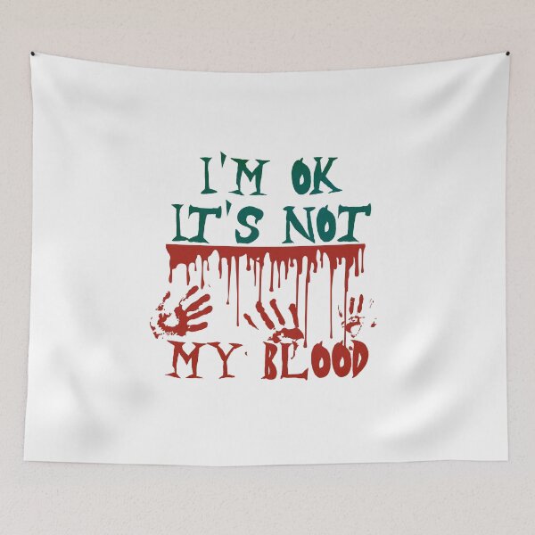 Item preview,  Zombie In Graveyard - Im Ok Its Not My Blood designed and sold by ImagesDesigns.