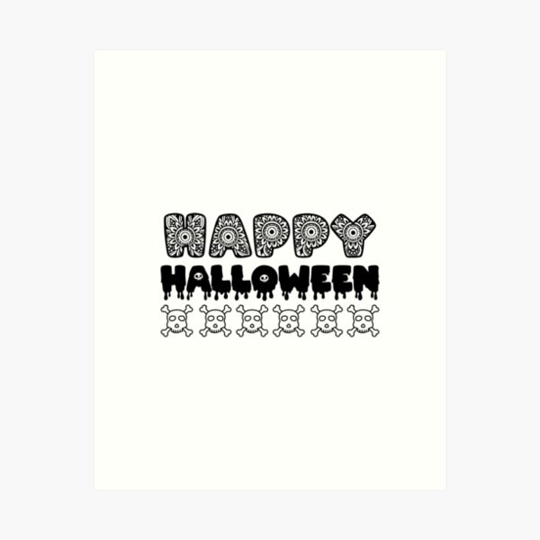 Item preview,  Zombie In Graveyard - Happy Halloween With Skull Faces designed and sold by ImagesDesigns.