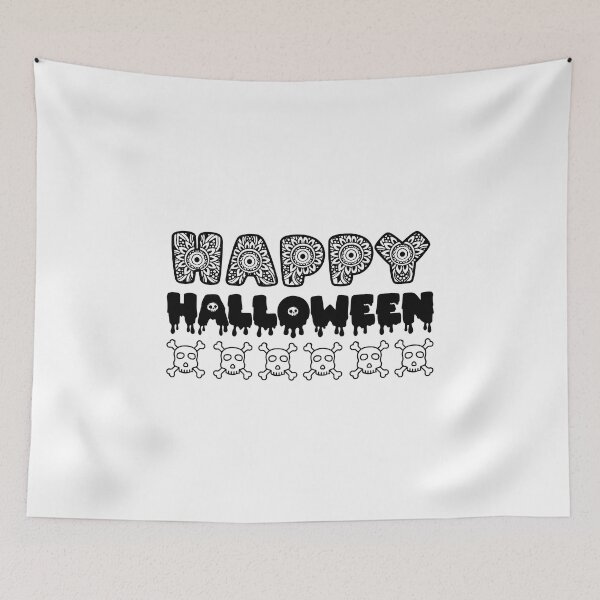 Item preview,  Zombie In Graveyard - Happy Halloween With Skull Faces designed and sold by ImagesDesigns.