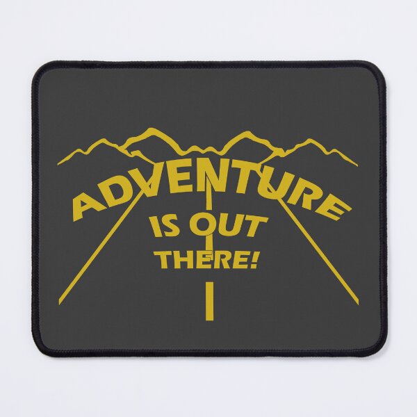 Item preview, Adventure is out there art in yellow designed and sold by ArKion.