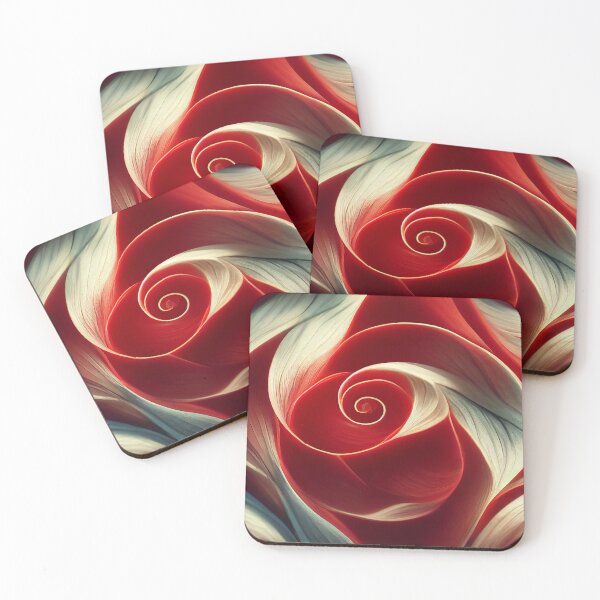 Item preview, Vibrant and Impressive Patterns and Curves in the shape of a flower  - Created by Artificial Intelligence designed and sold by Created-by-AI.