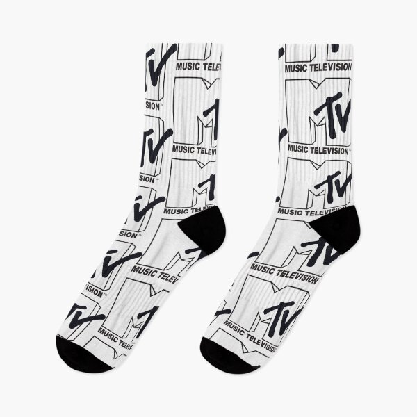 Item preview, White Fill With Black Ink MTV Logo designed and sold by ConnorRossow.