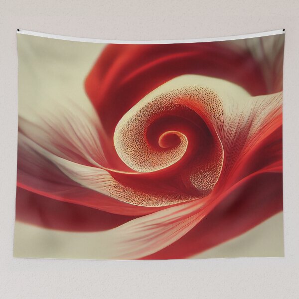 Item preview, Vibrant and Impressive Patterns and Curves in the shape of a flower  - Created by Artificial Intelligence designed and sold by Created-by-AI.