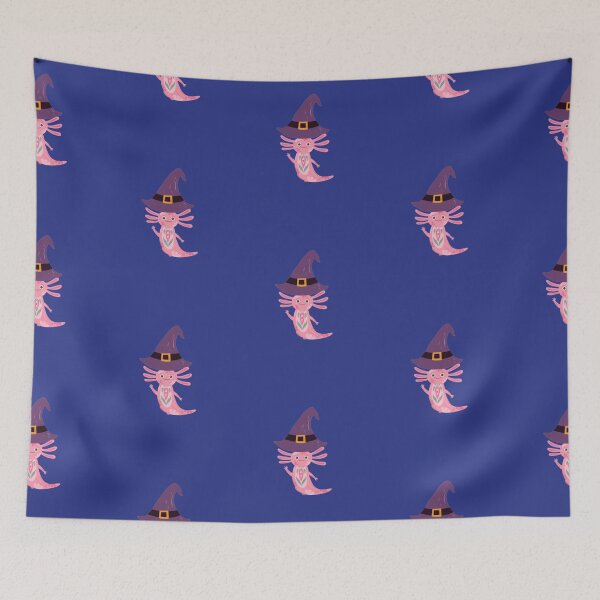 Item preview, Cute axolotl in witch costume designed and sold by Benlaniboutique.