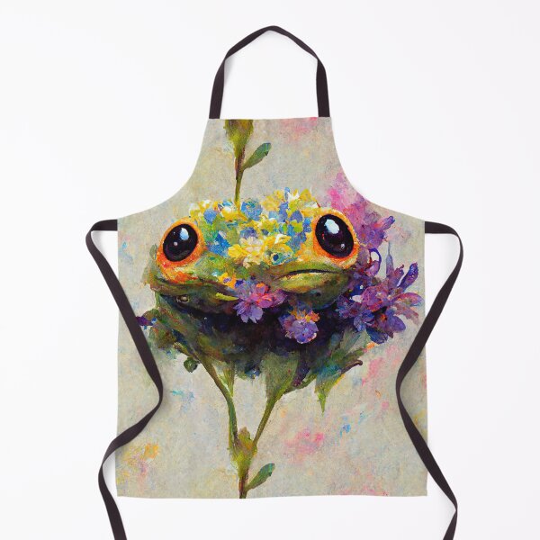 Item preview, Worried Frog, Cute Watercolor Digital Design designed and sold by ProvidenceAnna.