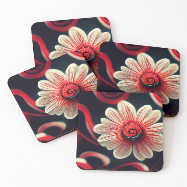 Item preview, Impressive Patterns and Curves in the shape of a flower  - Created by Artificial Intelligence designed and sold by Created-by-AI.
