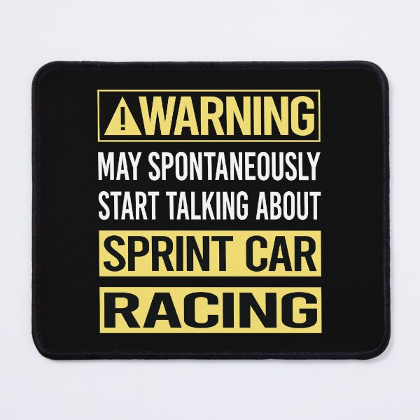 Item preview, Warning About Sprint Car Cars Racing designed and sold by WrightTrouble.