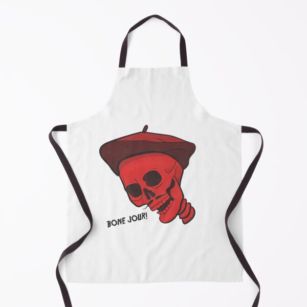 Item preview, Bone Jour! (grunge red) designed and sold by toolongdidntdraw.