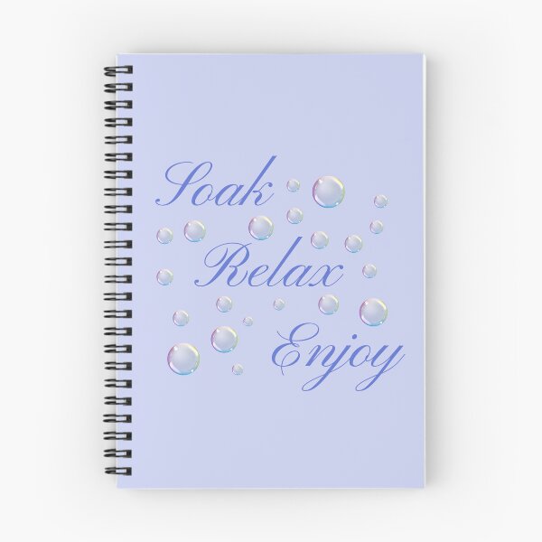 Item preview, Soak, Relax, Enjoy - Bubble Bath Quote designed and sold by WisdomInspired.