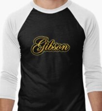 Vintage Gibson Gold Men's Baseball ¾ T-Shirt