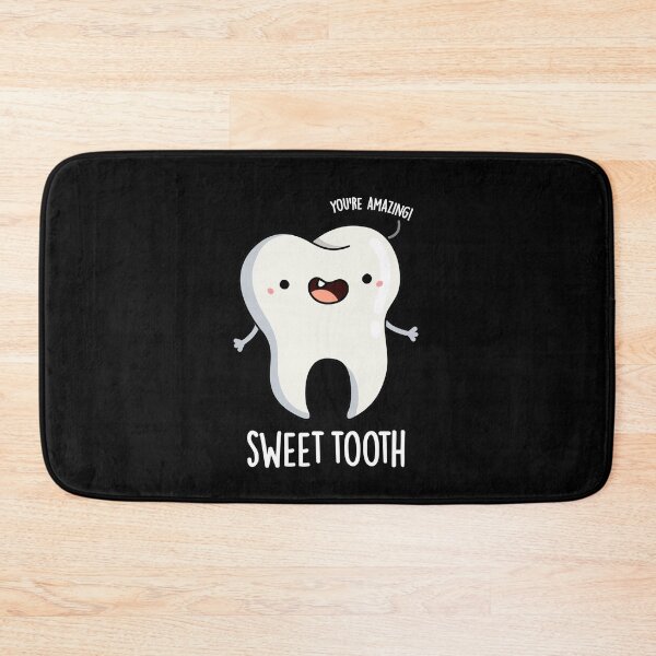 Item preview, Sweet Tooth Funny Dental Puns (Dark BG) designed and sold by punnybone.