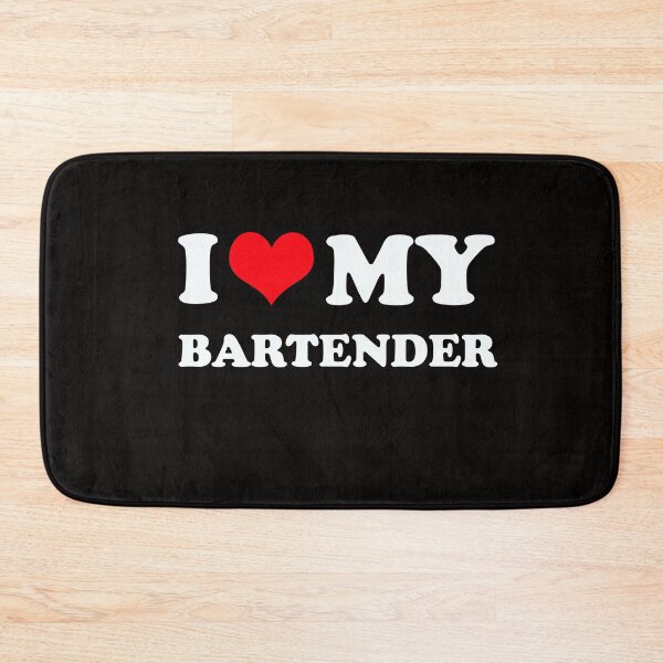 Item preview, I Love My Bartender, I Heart My Bartender designed and sold by genevamag.