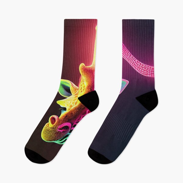 Item preview, Geoff the Giraffe loves 5G trees, Neon Blast designed and sold by Expedition-AI.
