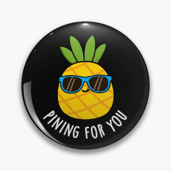 Item preview, Pining For You Funny Pineapple Puns (Dark BG) designed and sold by punnybone.