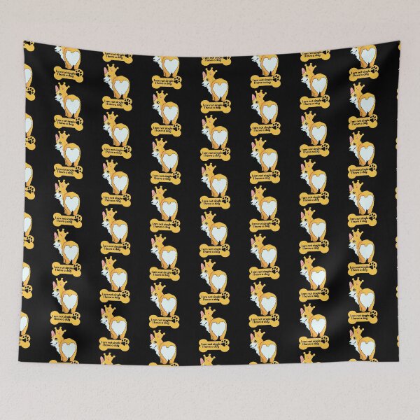Item preview, Dog Lovers I Am Not Single I Have A Dog | Corgi Lover | Funny Dog Lover design | Dog Lover Vibrant colorful design designed and sold by FitBeast.