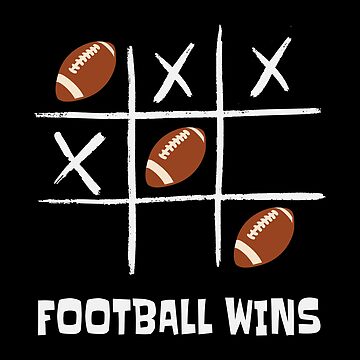 Tic Tac Toe Football Embroidery Design