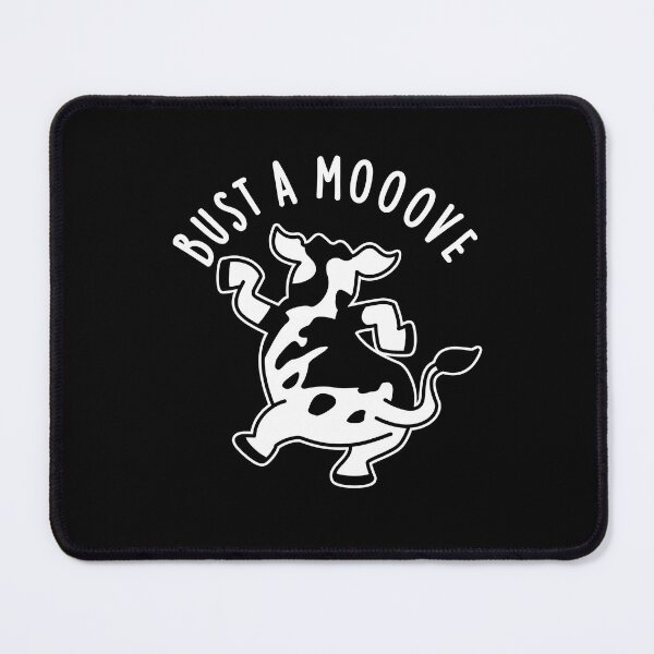 Item preview, Bust A Mooove Funny Cow Puns (Dark BG) designed and sold by punnybone.