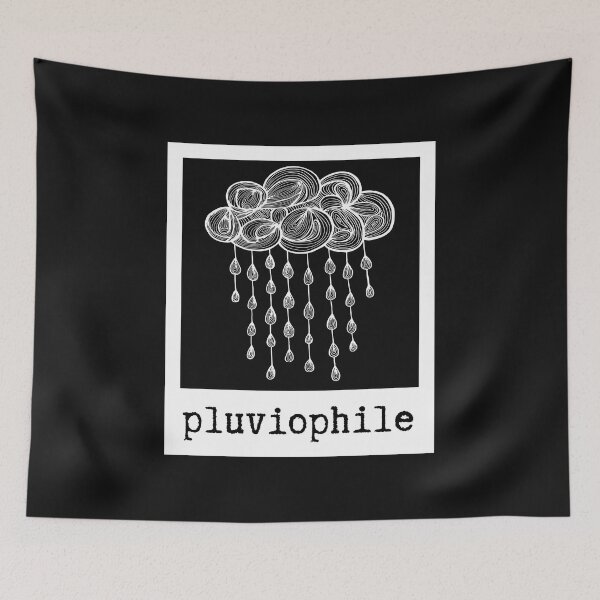 Item preview, Pluviophile (one who loves rain) designed and sold by adlibmaria.
