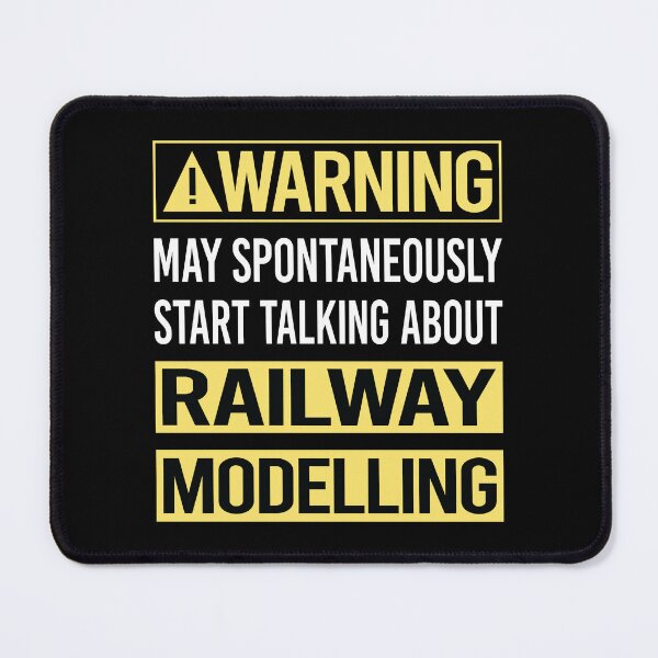 Item preview, Warning About Railway Modelling Model Railroading Train Trains designed and sold by WrightTrouble.