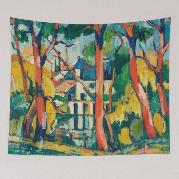 Item preview,  Arbres a la Maison Bleue by Maurice de Vlaminck designed and sold by RickE.