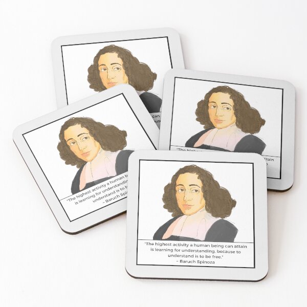 Item preview, Baruch Spinoza illustration saying designed and sold by KennyLucky.