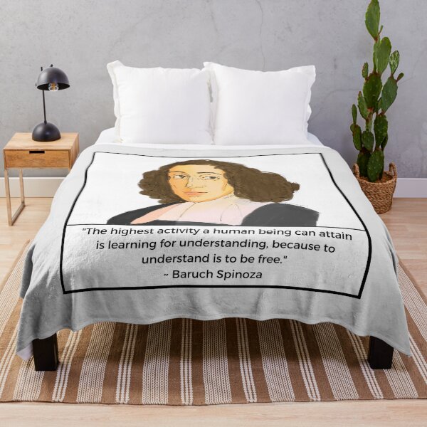 Item preview, Baruch Spinoza illustration saying designed and sold by KennyLucky.