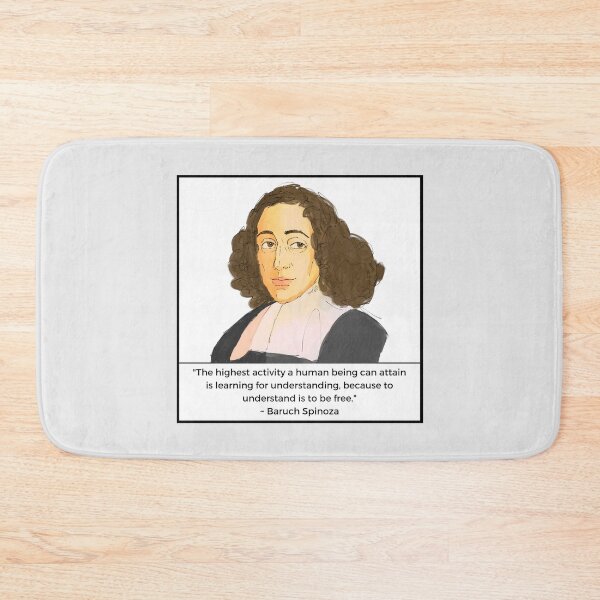 Item preview, Baruch Spinoza illustration saying designed and sold by KennyLucky.