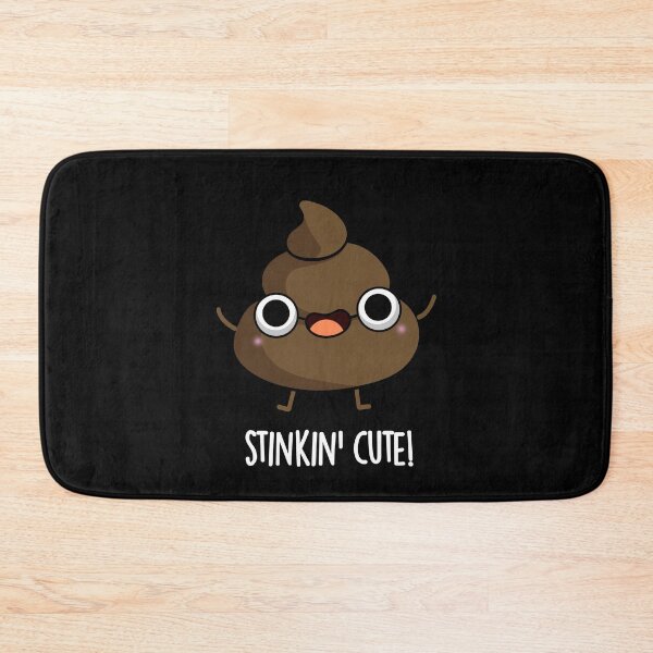 Item preview, Stinkin Cute Funny Poop Puns (Dark BG) designed and sold by punnybone.