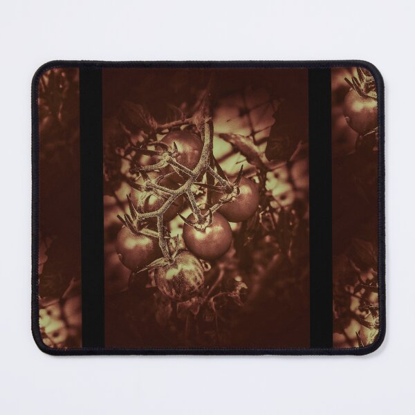 Item preview, Sepia Cherry Tomato Plant Photography Design designed and sold by EarthArtDesigns.