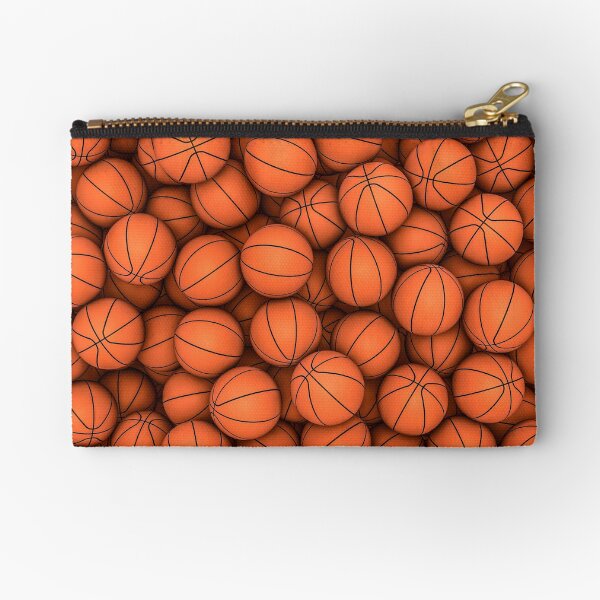 Basketballs Zipper Pouch