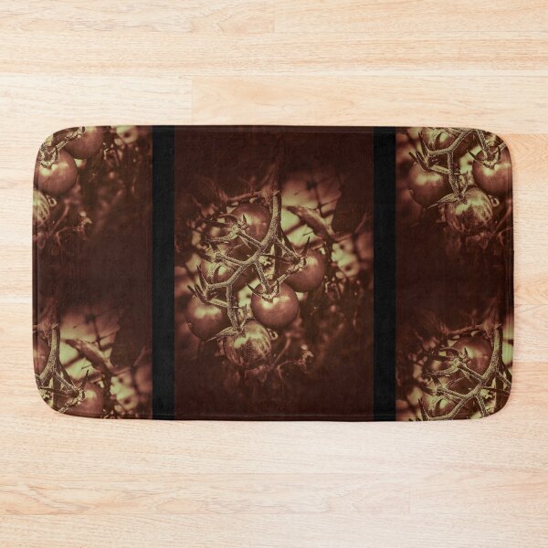 Item preview, Sepia Cherry Tomato Plant Photography Design designed and sold by EarthArtDesigns.