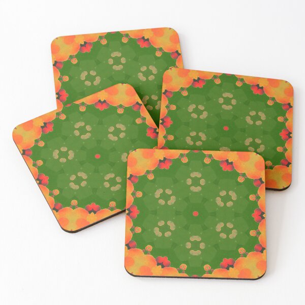 Item preview, Orange and Green Abstract Pattern designed and sold by ELDigitals.