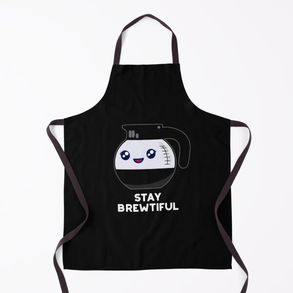 Item preview, Stay Brewtiful Funny Coffee Puns (Dark BG) designed and sold by punnybone.